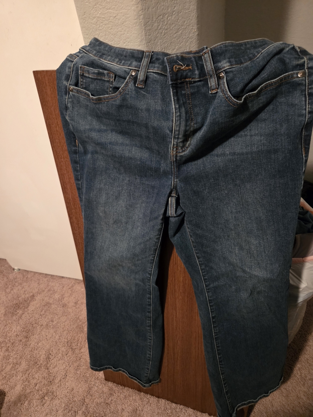 Lane Bryant Mid Wash Straight Leg Jeans